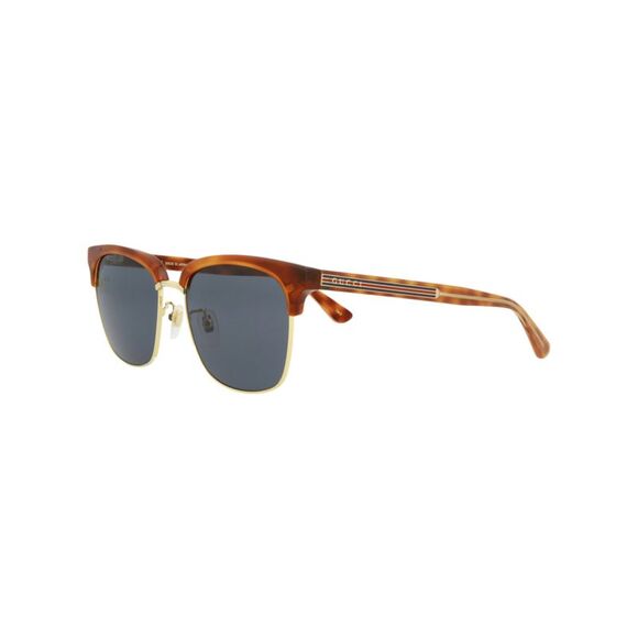 Gucci Square-Frame Acetate Sunglasses Brown Mens - Picture 2 of 6